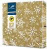 Double Design Christmas Snowflakes gold