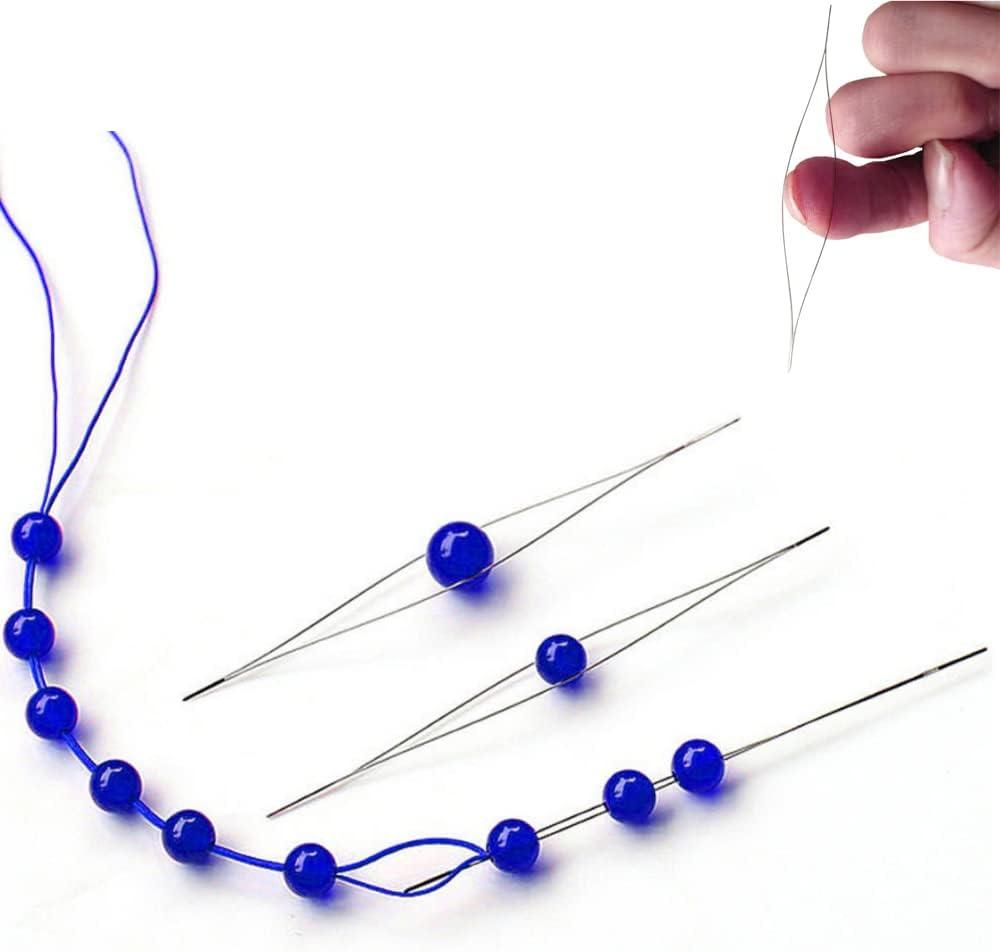 image5 Pices Aiguilles Perles Aiguille Perle Aiguille Perler pour Artisanat et Fabrication de Bijoux