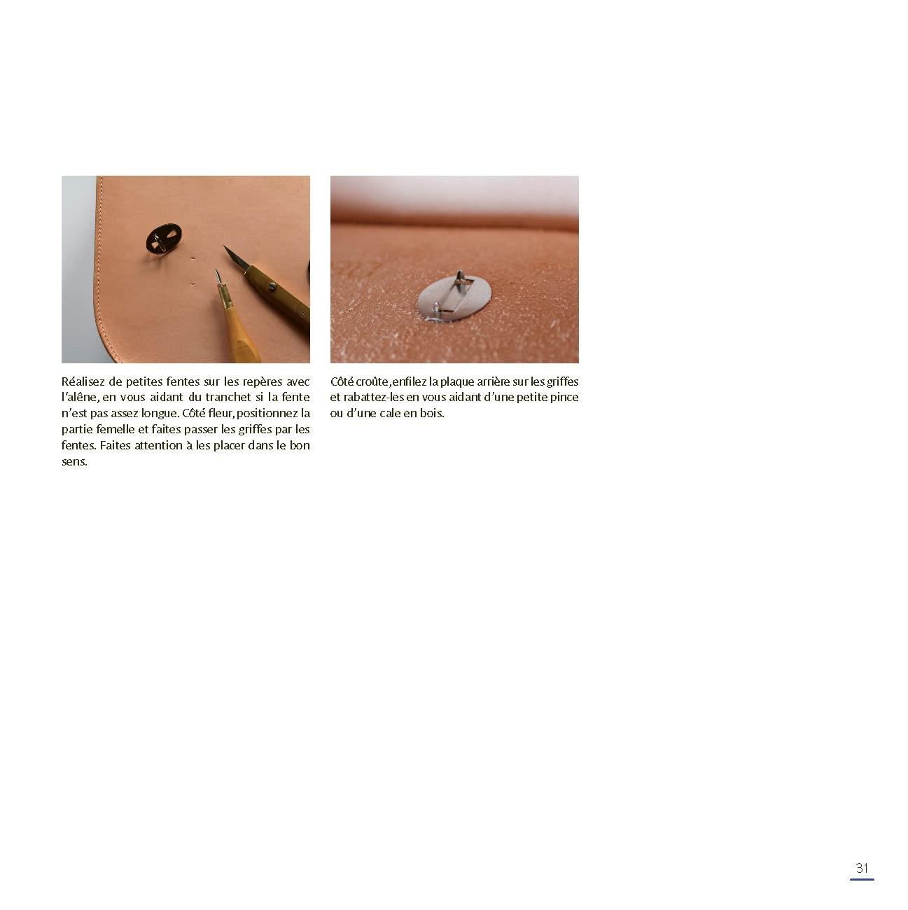 imageApprendre coudre le cuir 18 leons et 10 crations expliques en pas pas