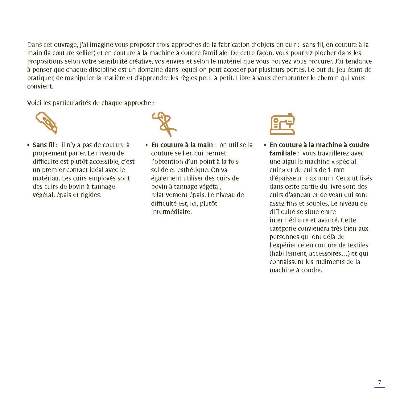 imageApprendre coudre le cuir 18 leons et 10 crations expliques en pas pas