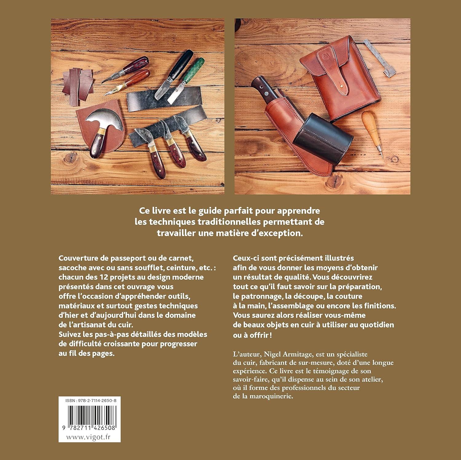 imageArtisanat du cuir 12 projets cousus la main