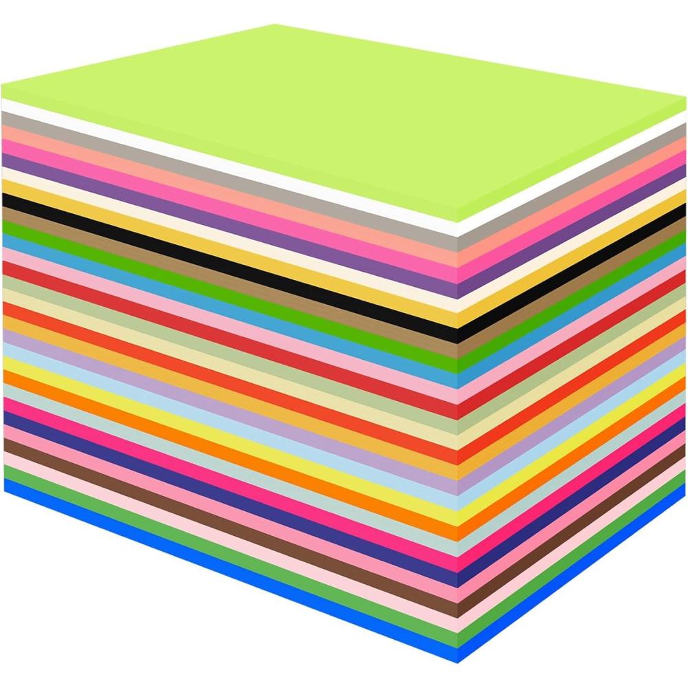 image150 Feuilles de Papier Couleur30 Couleurs A4 Papier Origami Double FacePapier Color Cartonnes pour Bricolage Arts and Crafts Projets dartisanata4