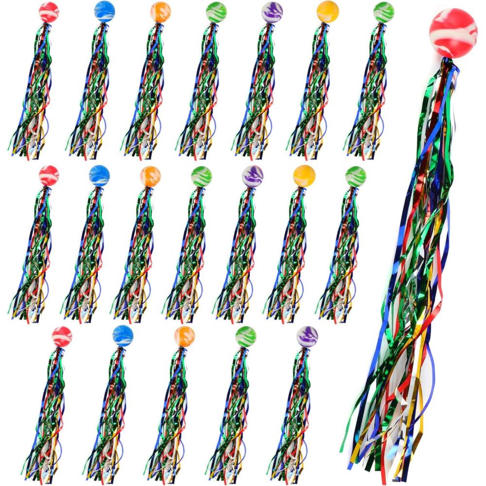 image:imageLot de 20 balles rebondissantes enfant avec queue colore parfaites comme cadeaux danniversaire pour enfants jeux de fte ou souvenirs idales pour divertir lors des anniversaires et vnements