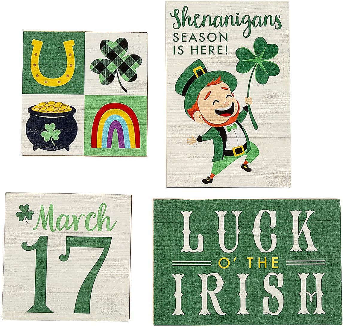 image:imageFun Express Blocs de la SaintPatrick Dcoration dintrieur 4 pices