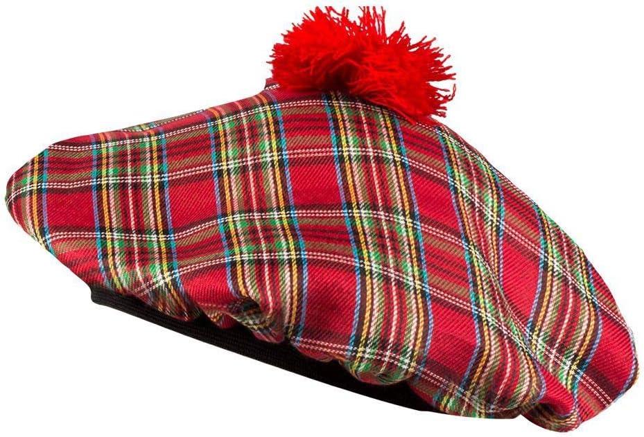 image:imageBoland Barett Mrs Tartan Gummiband Schottenmtze Hut Schottland Highlands Kostm Karneval MottopartyRouge