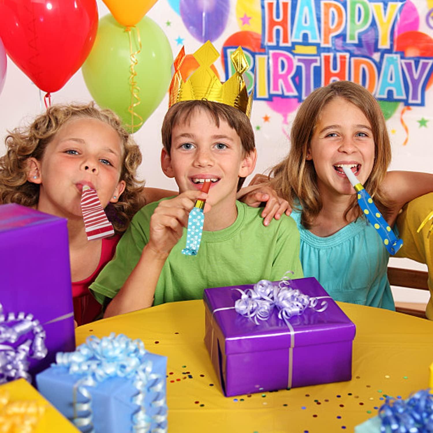 image:image25pcs Sifflet de Couleur Souffleur de Partie Trompette Multicolore Sifflet Anniversaire Partie Anniversaire Clbration Couleur Alatoire